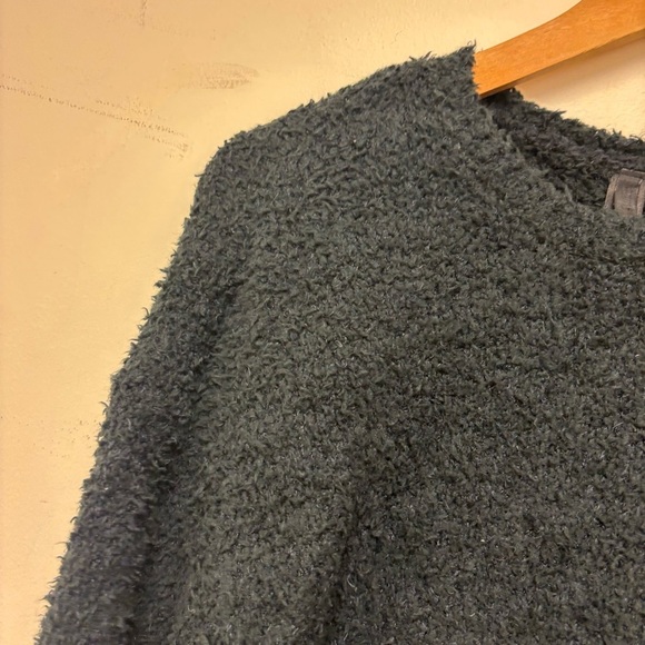 Skims Cozy Knit Unisex Pullover Onyx - Picture 5 of 11